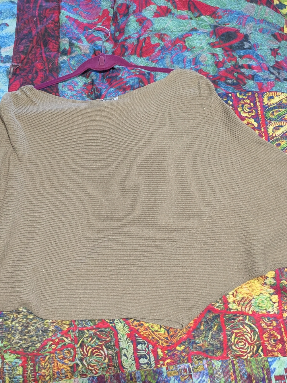 Women’s Lightweight Boatneck Sweater - Tan